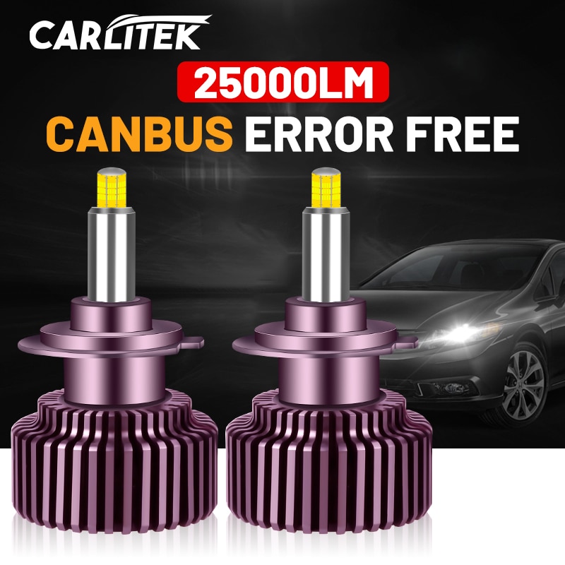 Carlitek-9012 lm Ʈ Canbus 360 CSP LED H7 H4..